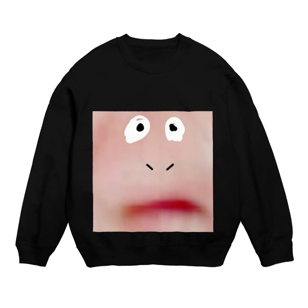 manaru_playsのなめくじきゃらくたー Crew Neck Sweatshirt