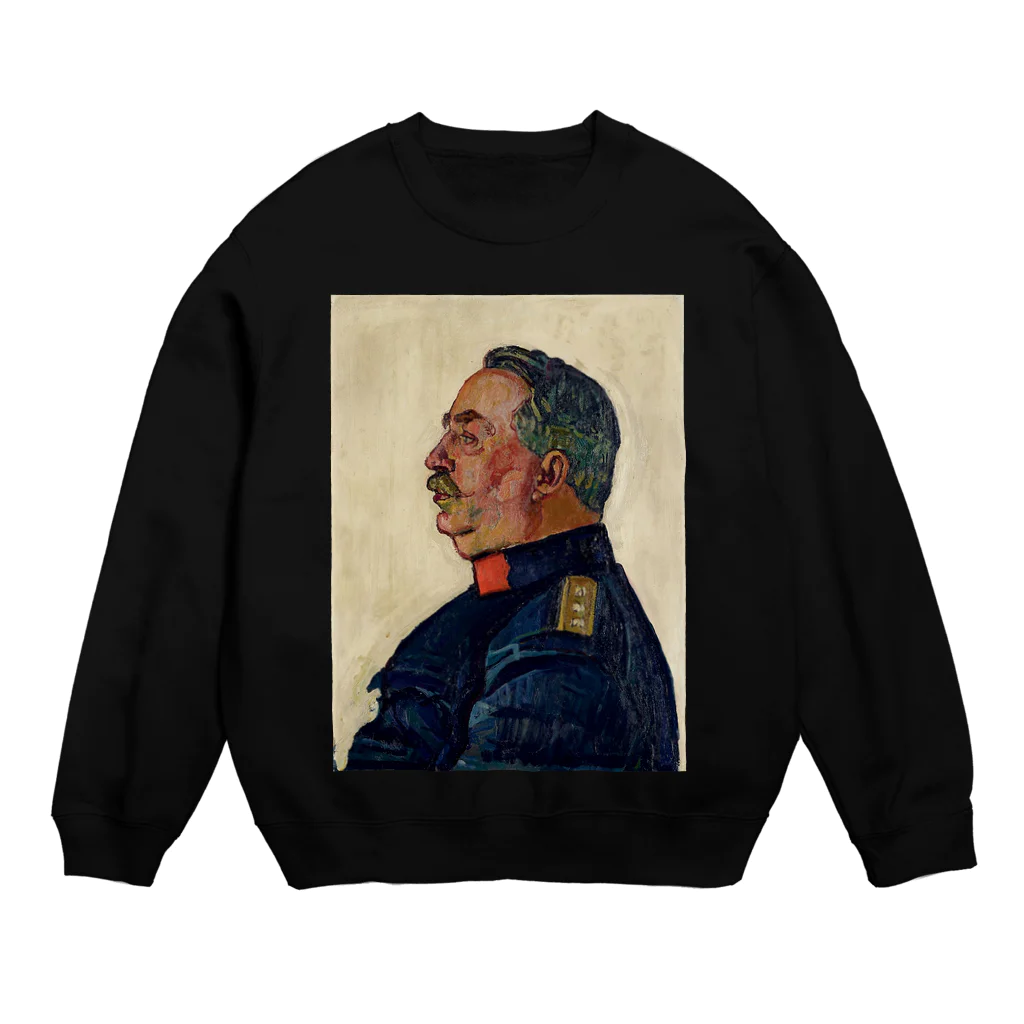 BenjiのPortrait of General Ulrich Wille Crew Neck Sweatshirt