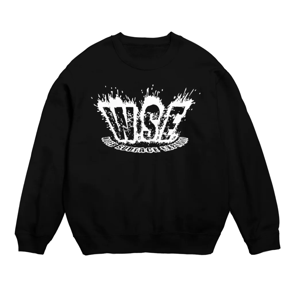 W.S.E.のWSEオリジナルロゴ　白プリント スウェット