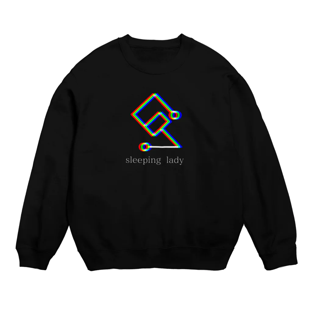 フミ/FumiのSleeping lady Crew Neck Sweatshirt