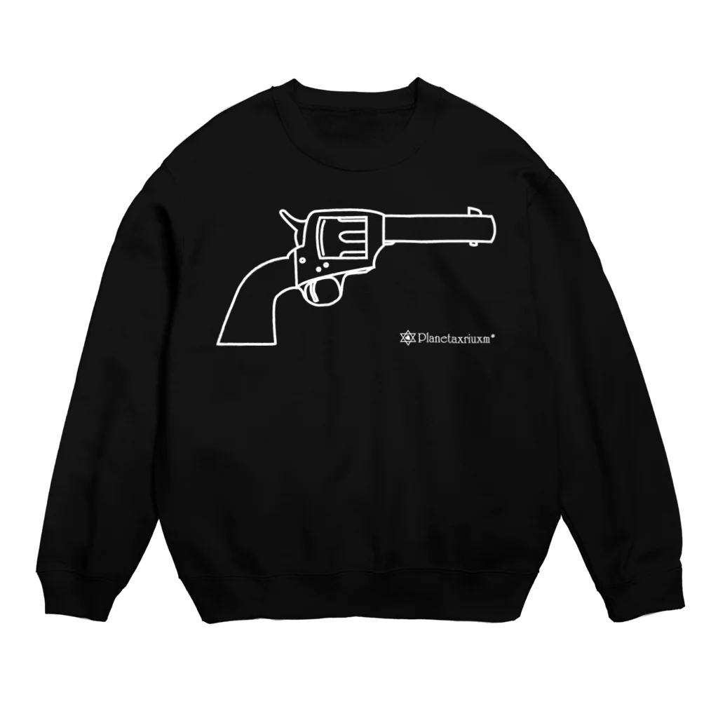 Meltrium*のピストル(白) Crew Neck Sweatshirt