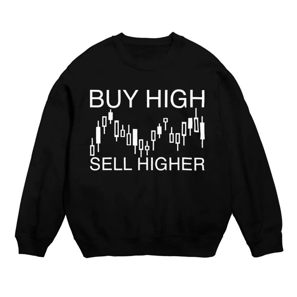 AURA_HYSTERICAのBuy high, sell higher Crew Neck Sweatshirt