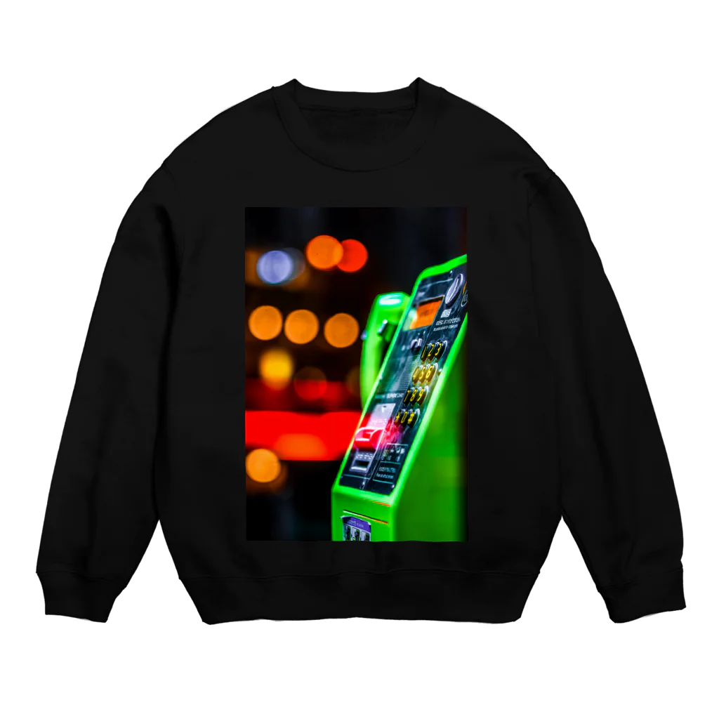 つっちーちゃんの夜のテレフォンBOX Crew Neck Sweatshirt