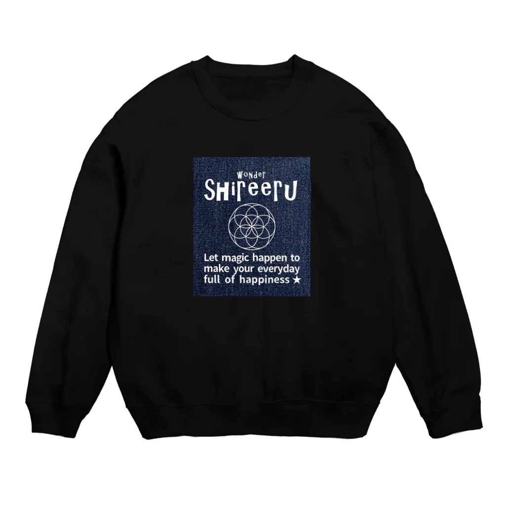 ワンダーシレールのデニムシードオブライフシリーズ Crew Neck Sweatshirt