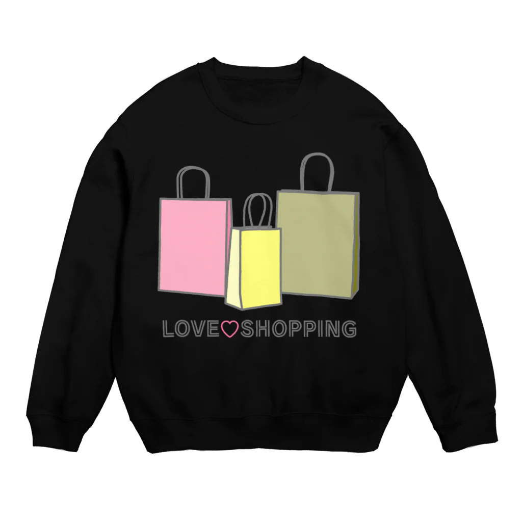 ヨープキャンが気になったの紙袋 LOVE SHOPPING Crew Neck Sweatshirt