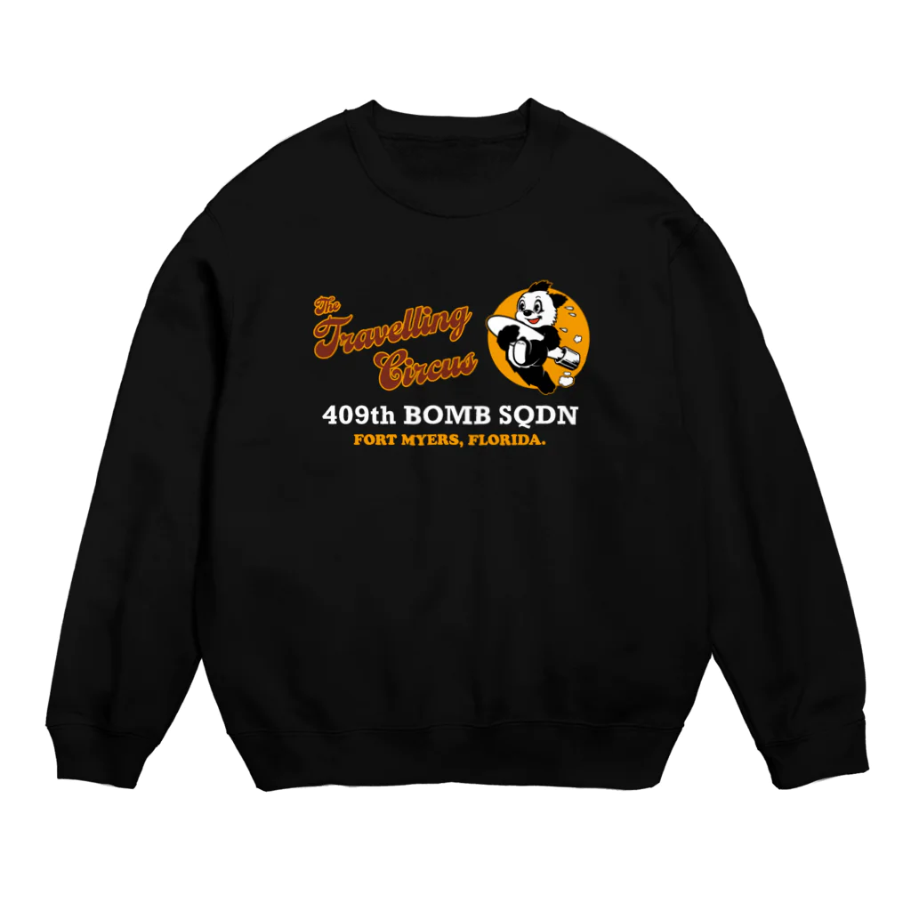 Bunny Robber GRPCの409th Bomb Squadron_WHT Crew Neck Sweatshirt