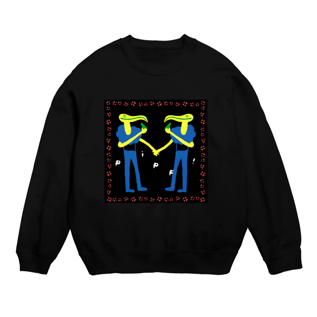 irairafriendshipのiraira friendship Crew Neck Sweatshirt