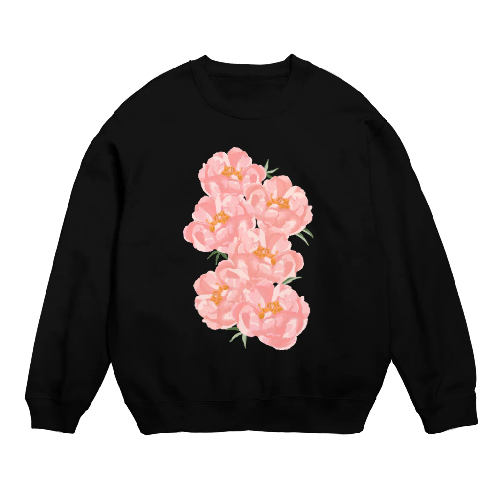 Katie（カチエ）のシャクヤクの花束 Crew Neck Sweatshirt