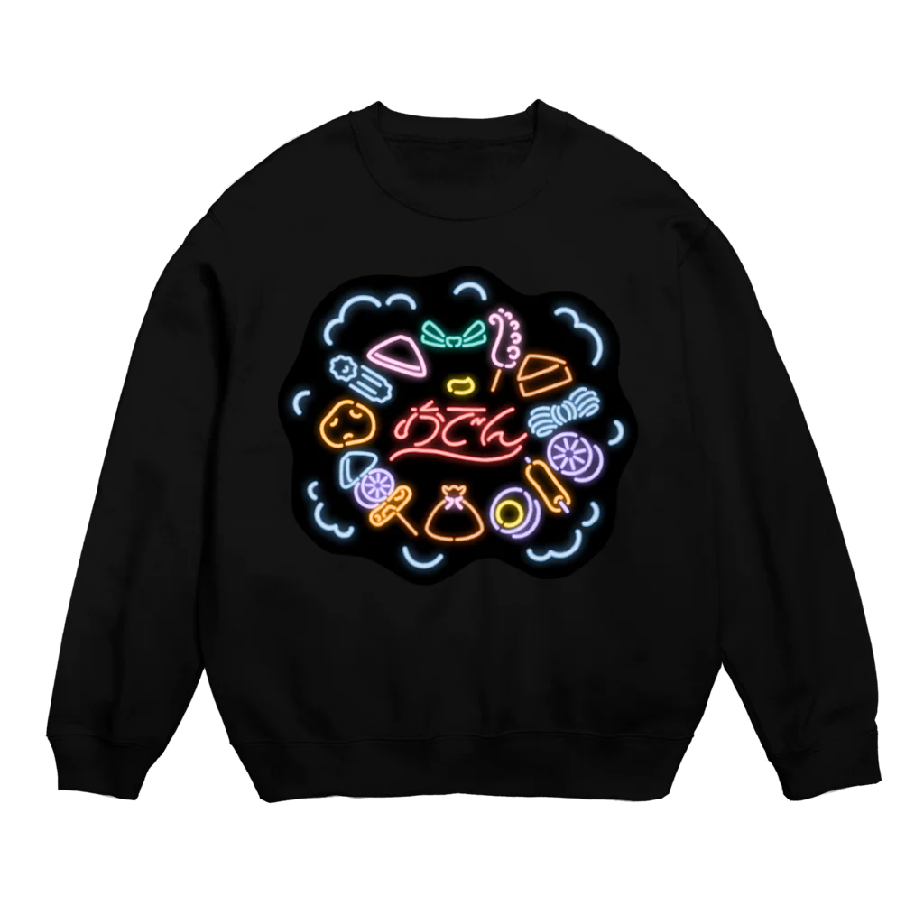 いちごちゃんのネオンおでん Crew Neck Sweatshirt