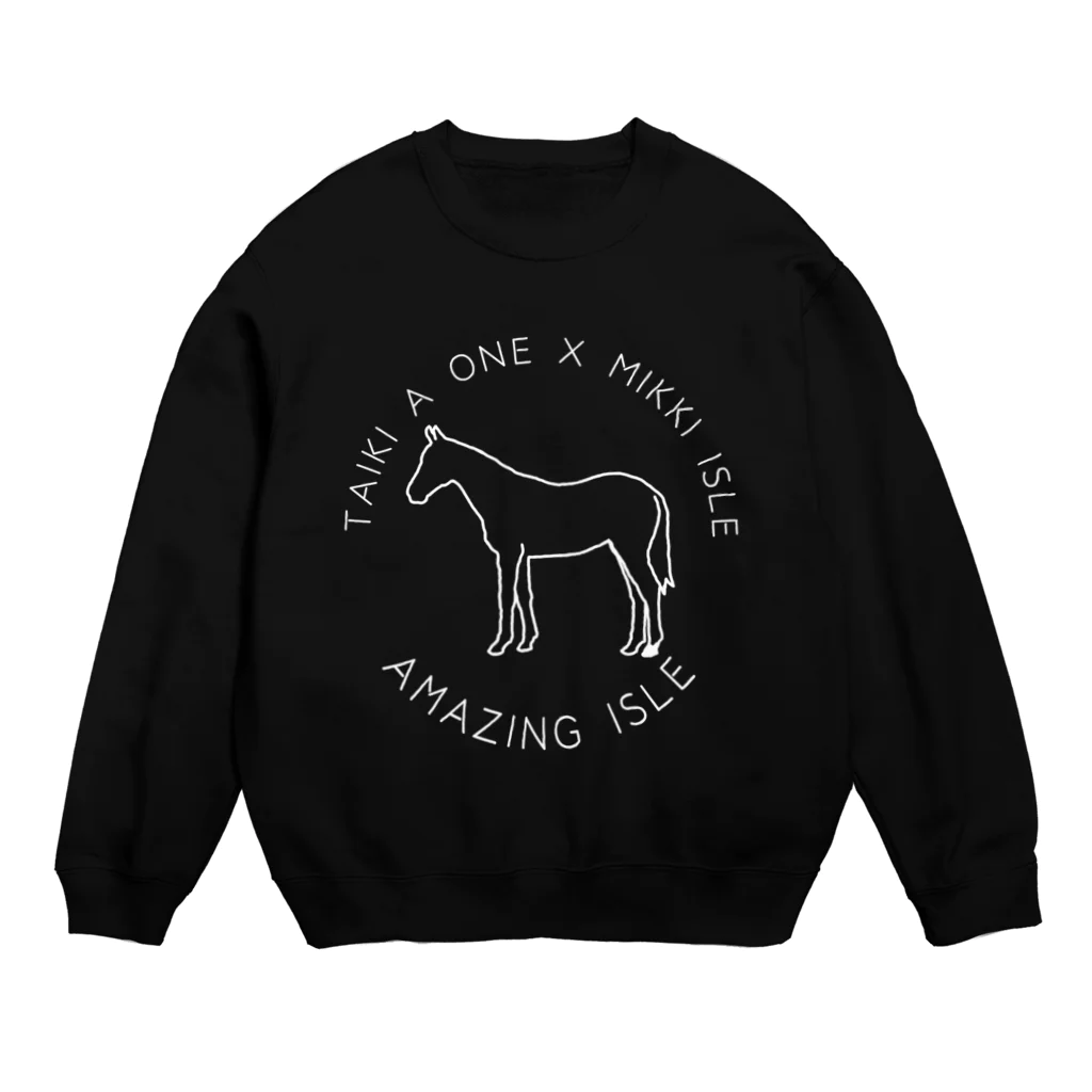 TaikiRacingClubShopのmarulogo【AMZ】siro Crew Neck Sweatshirt