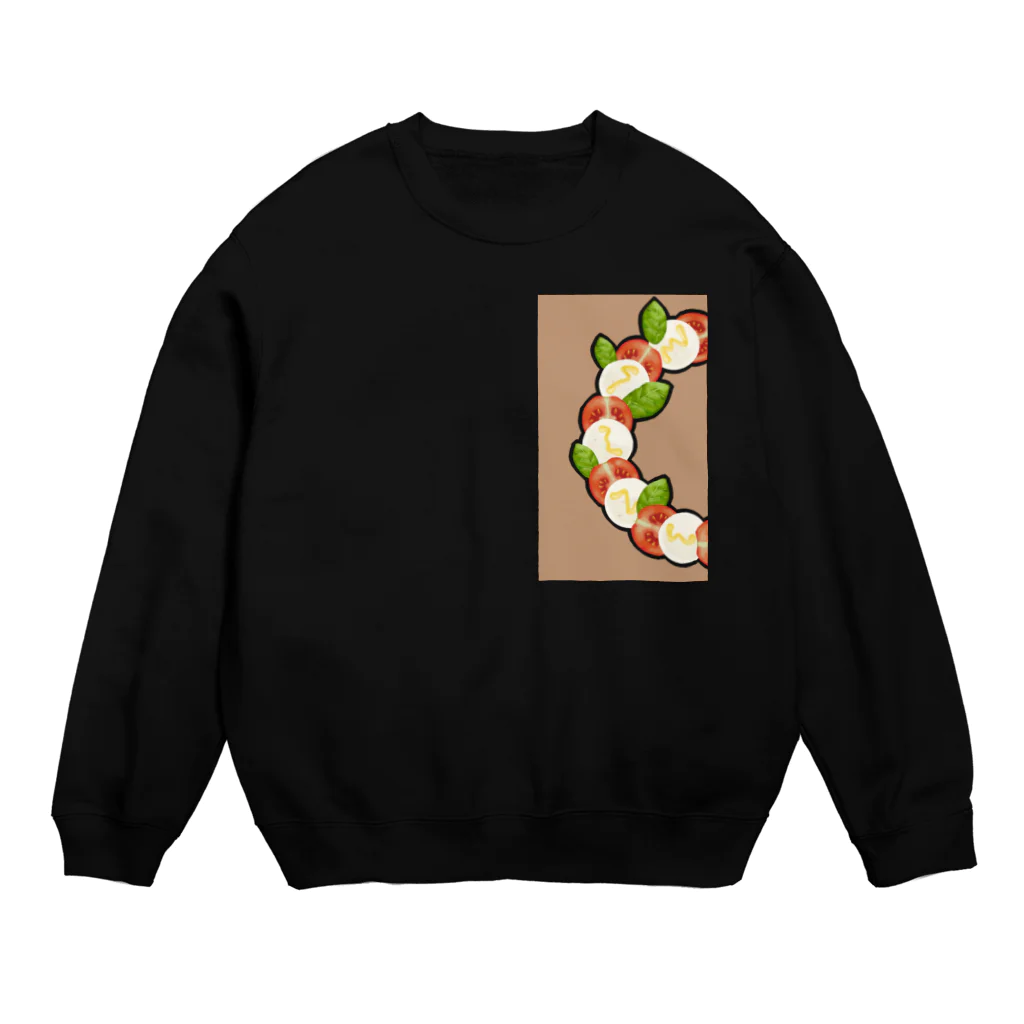 ゆた麻呂亭のカプレーゼ Crew Neck Sweatshirt