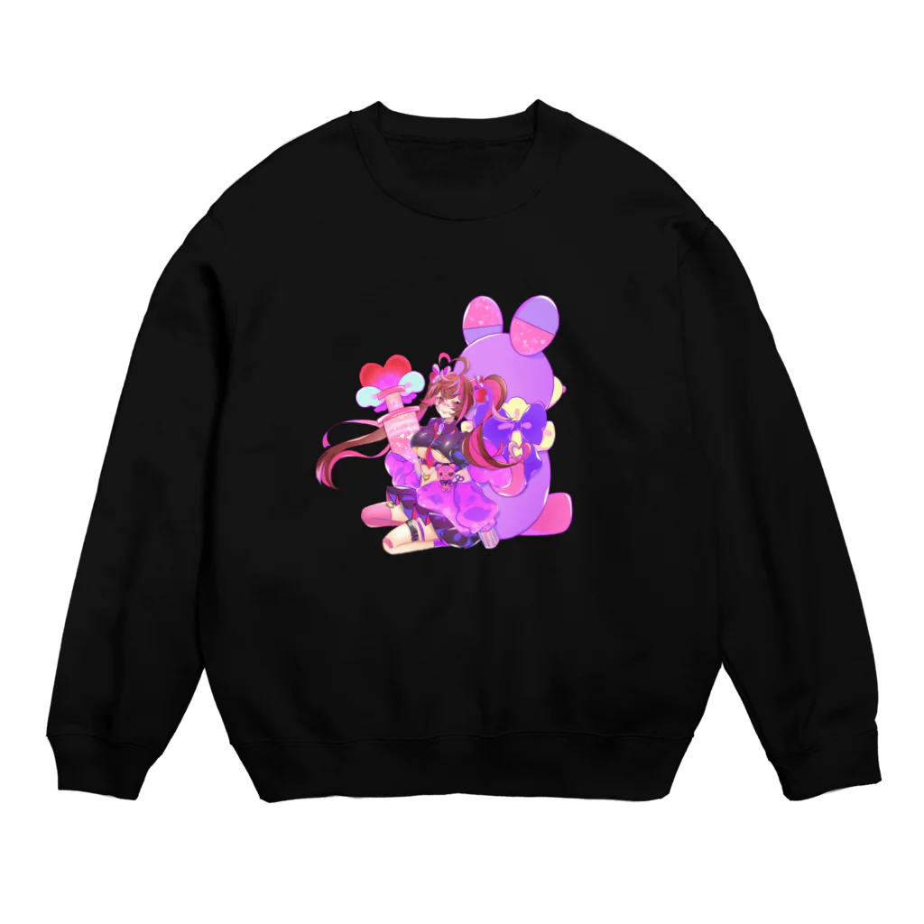 Rimε・●・зstoreのやみかわぷりんちゃん Crew Neck Sweatshirt