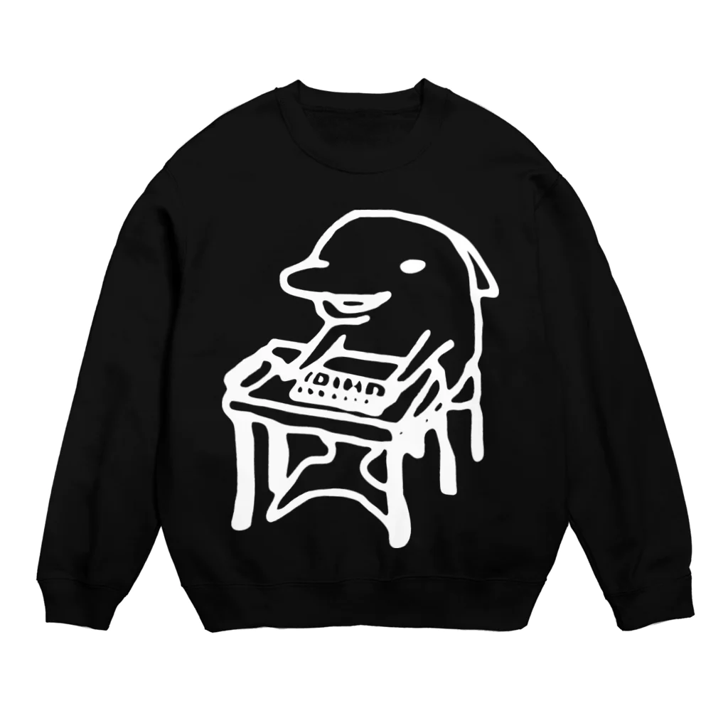 マニアパレルのそろばんイルカ（濃色用） Crew Neck Sweatshirt