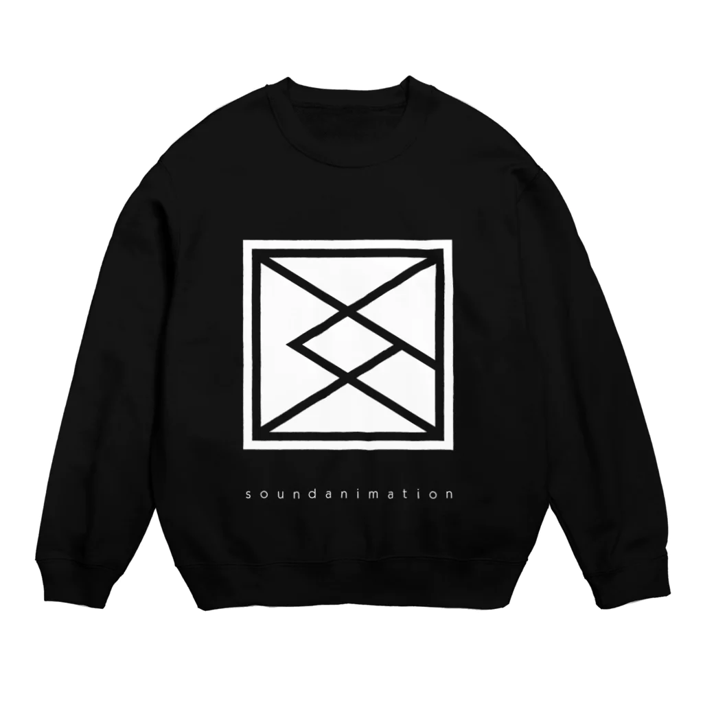 sound animation のsound animation Logo series Crew Neck Sweatshirt