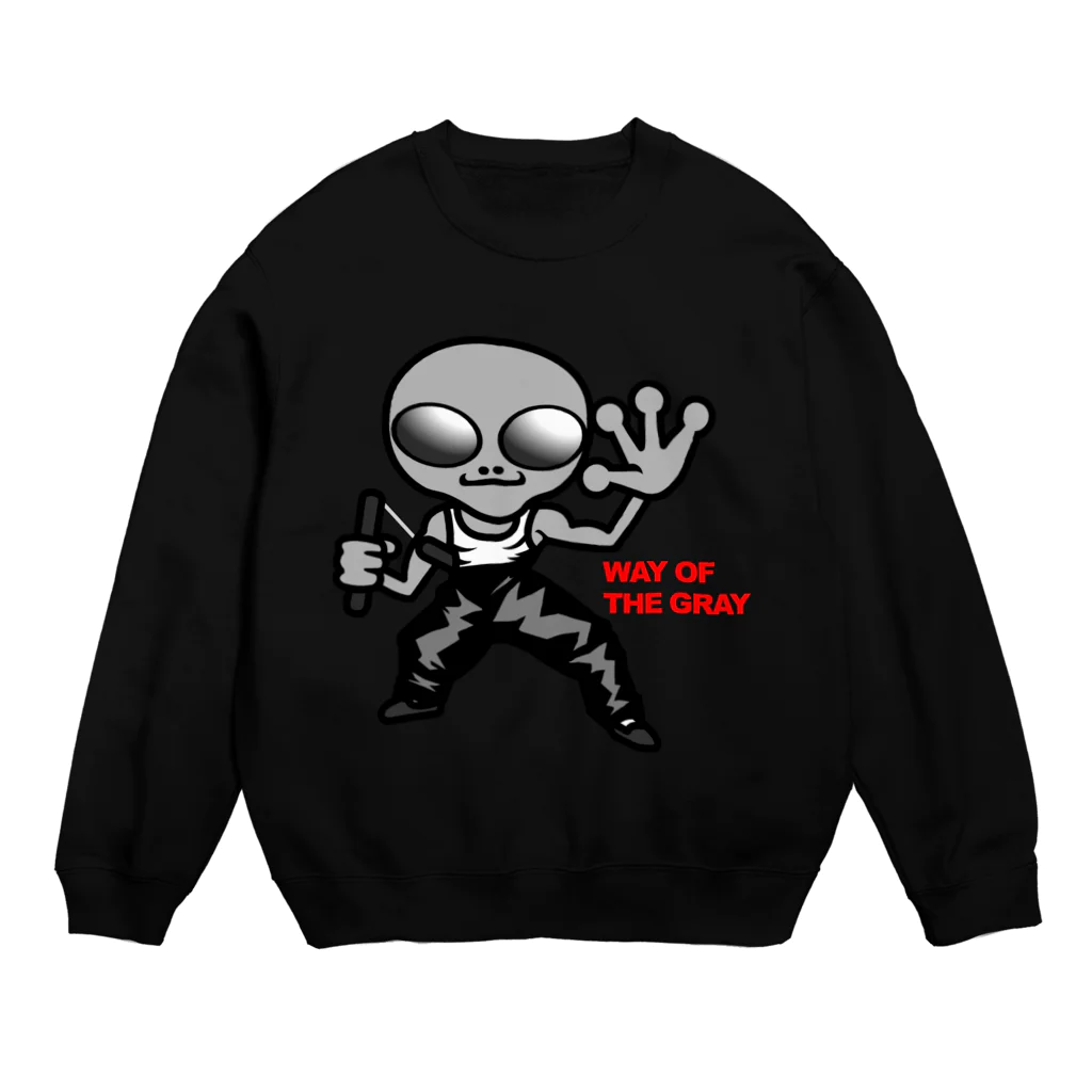 オリジナルデザインTシャツ　SMOKIN'の宇宙人への道 Crew Neck Sweatshirt