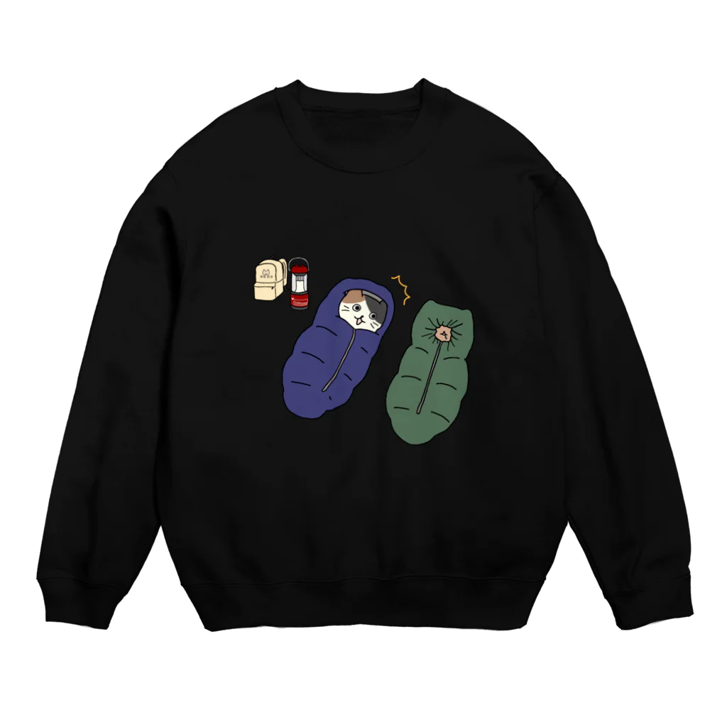 Cocotte Mottoのアウトドアなねこ３ Crew Neck Sweatshirt