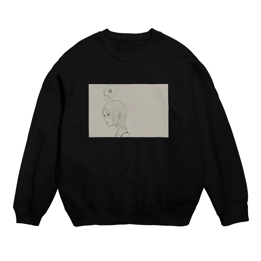 chiboの部屋着のもやもや Crew Neck Sweatshirt