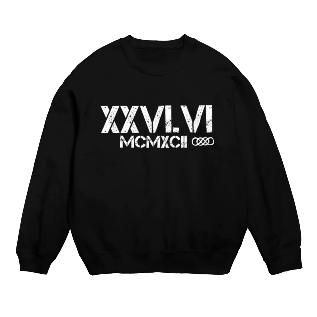 Ｔａｔａｔのローマ数字 Crew Neck Sweatshirt