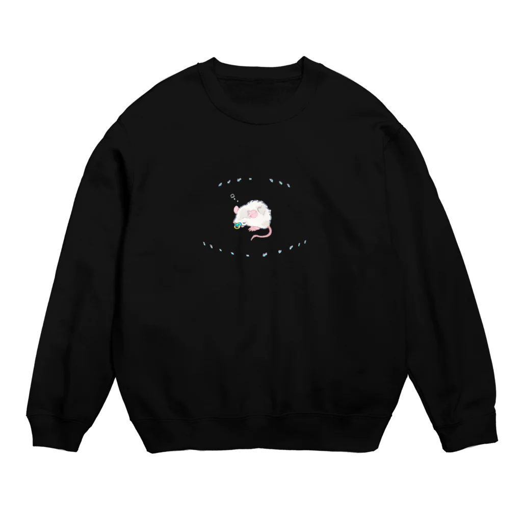 8月の貢のねむねむbabyマウス Crew Neck Sweatshirt