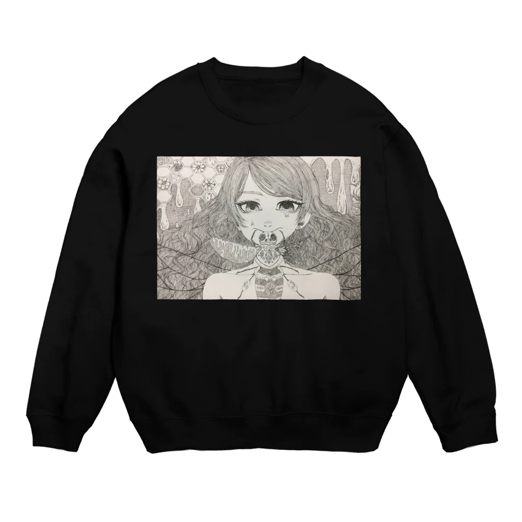 waltz_21の蜂の巣 Crew Neck Sweatshirt