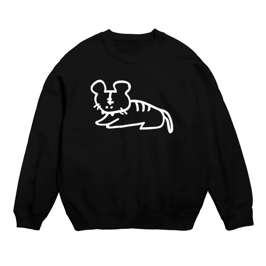 kozukuzukzのとら（ホワイトタイガー） Crew Neck Sweatshirt