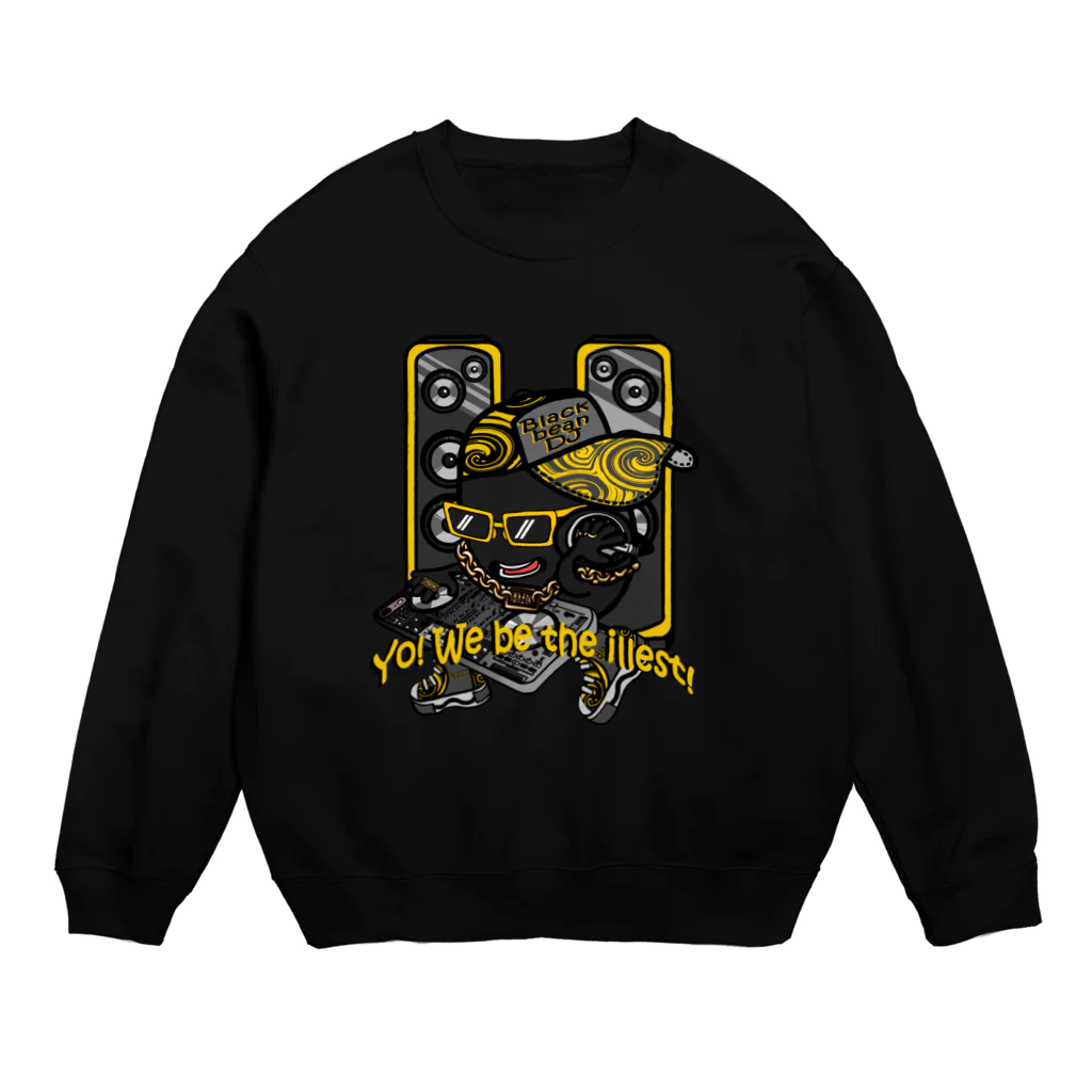 オリジナルデザインTシャツ　SMOKIN'の黒豆DJ スウェット