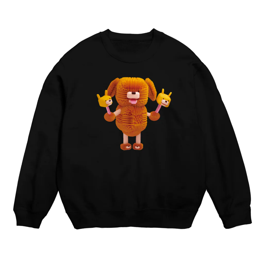 LONESOME TYPE ススのイヌチャン Crew Neck Sweatshirt