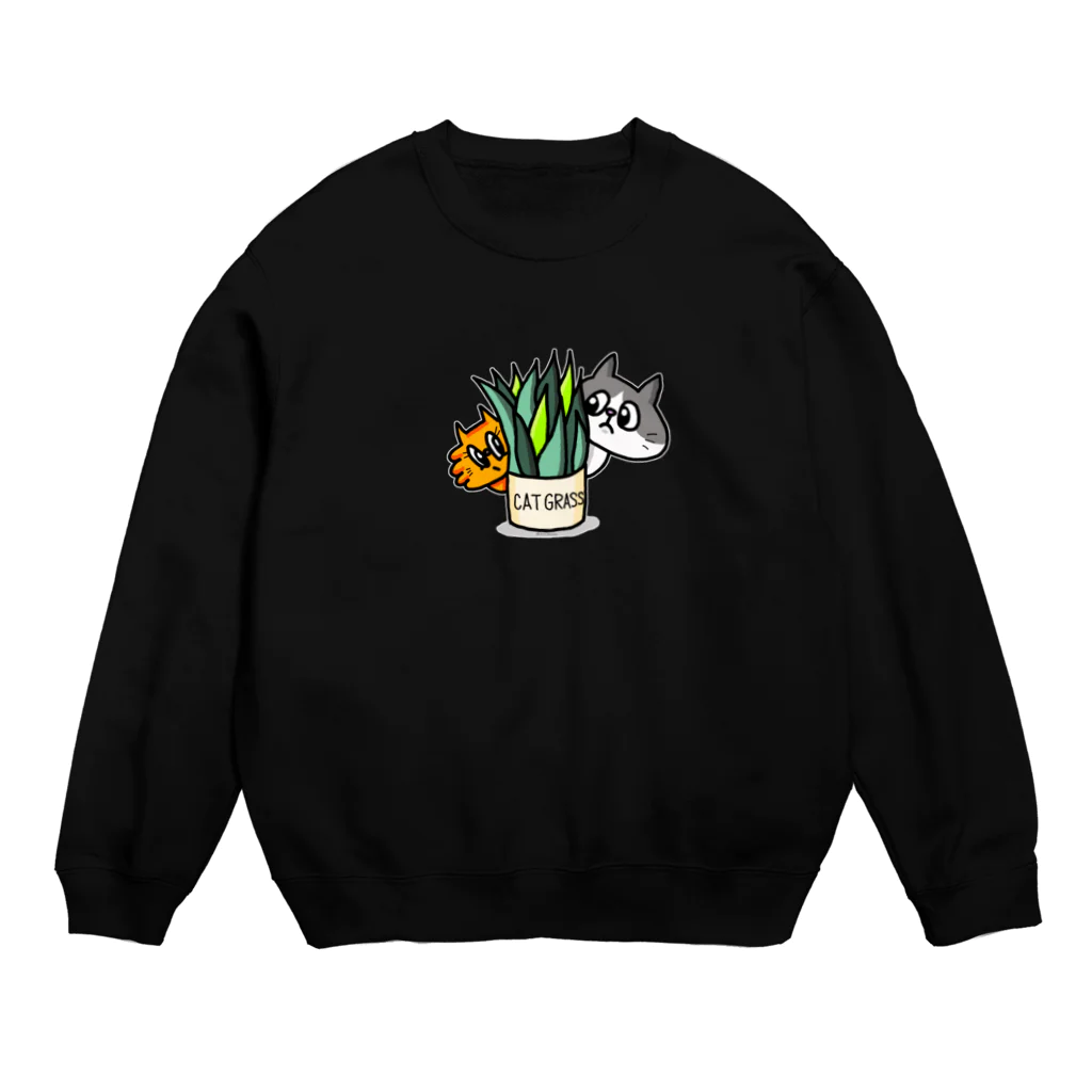 ねこしゃらだのねこしゃらだ Crew Neck Sweatshirt