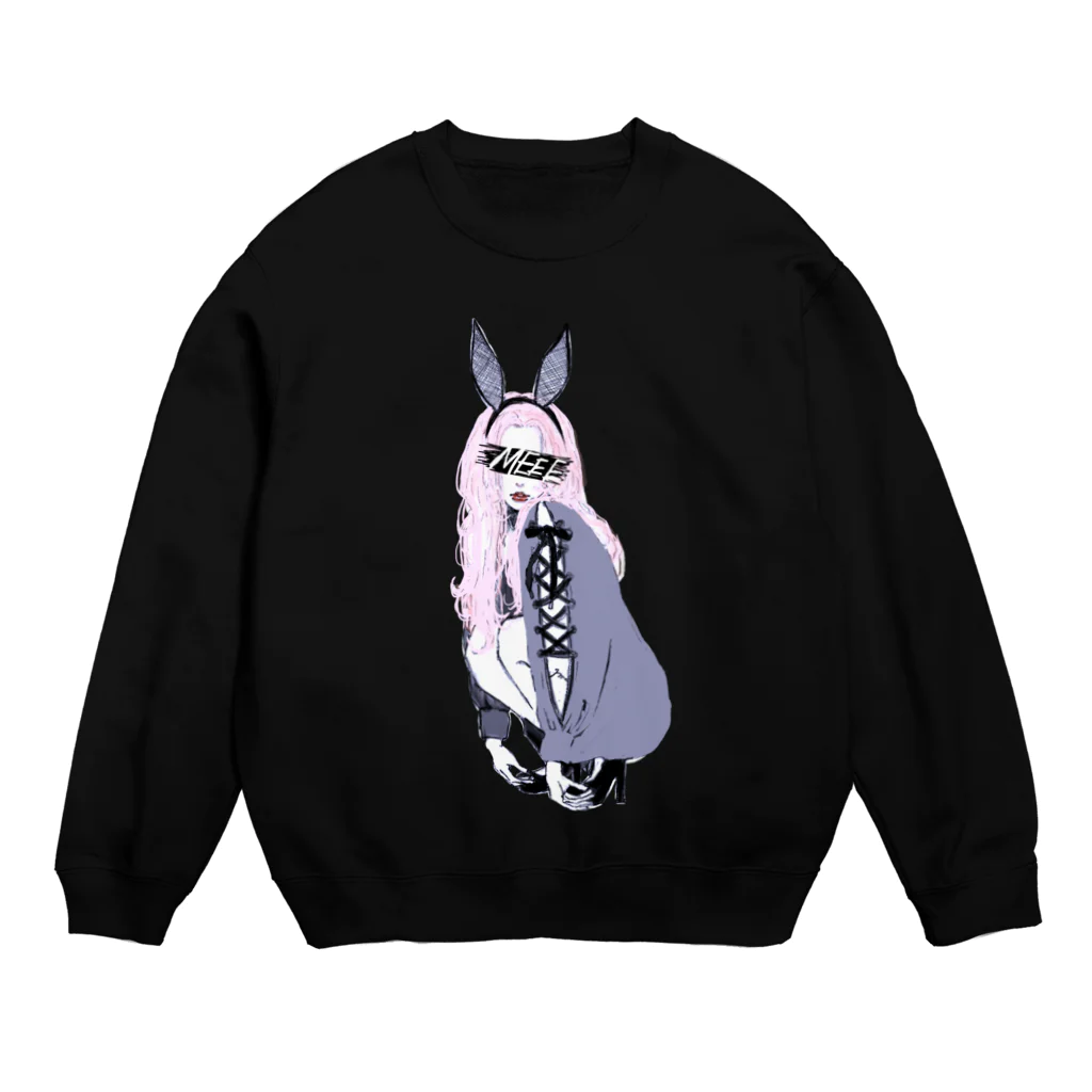 仔羊 めえの悪い子なうさぎちゃん Crew Neck Sweatshirt