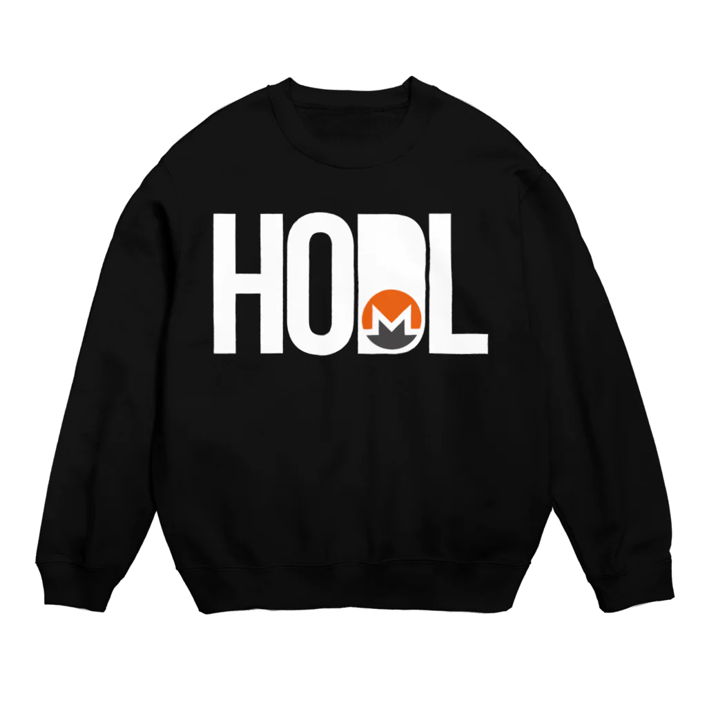 TROPiCALViBESのHODL XMR whitefont Crew Neck Sweatshirt