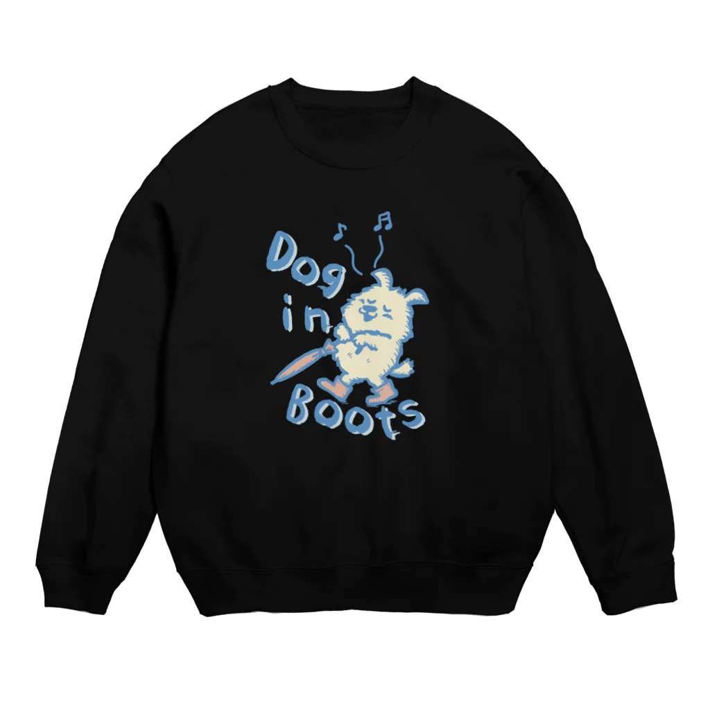 yuccoloの長靴を履いた犬 Crew Neck Sweatshirt