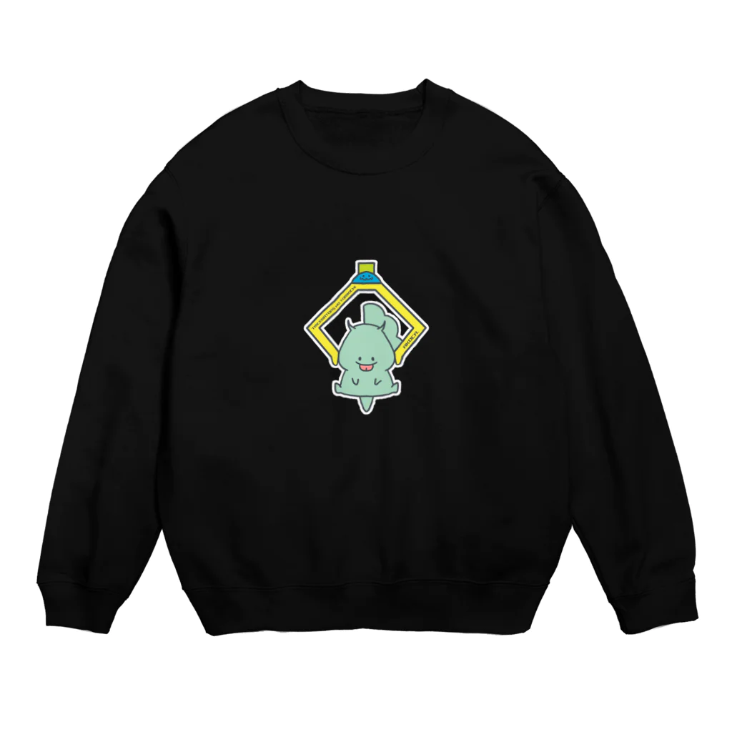 akoca.(アコカ)のトリケラトプスのとりきち-クレーン- Crew Neck Sweatshirt