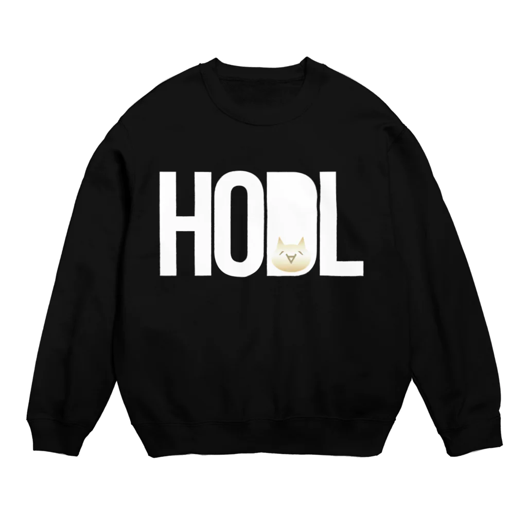 TROPiCALViBESのHODL MONA Whitefont Crew Neck Sweatshirt