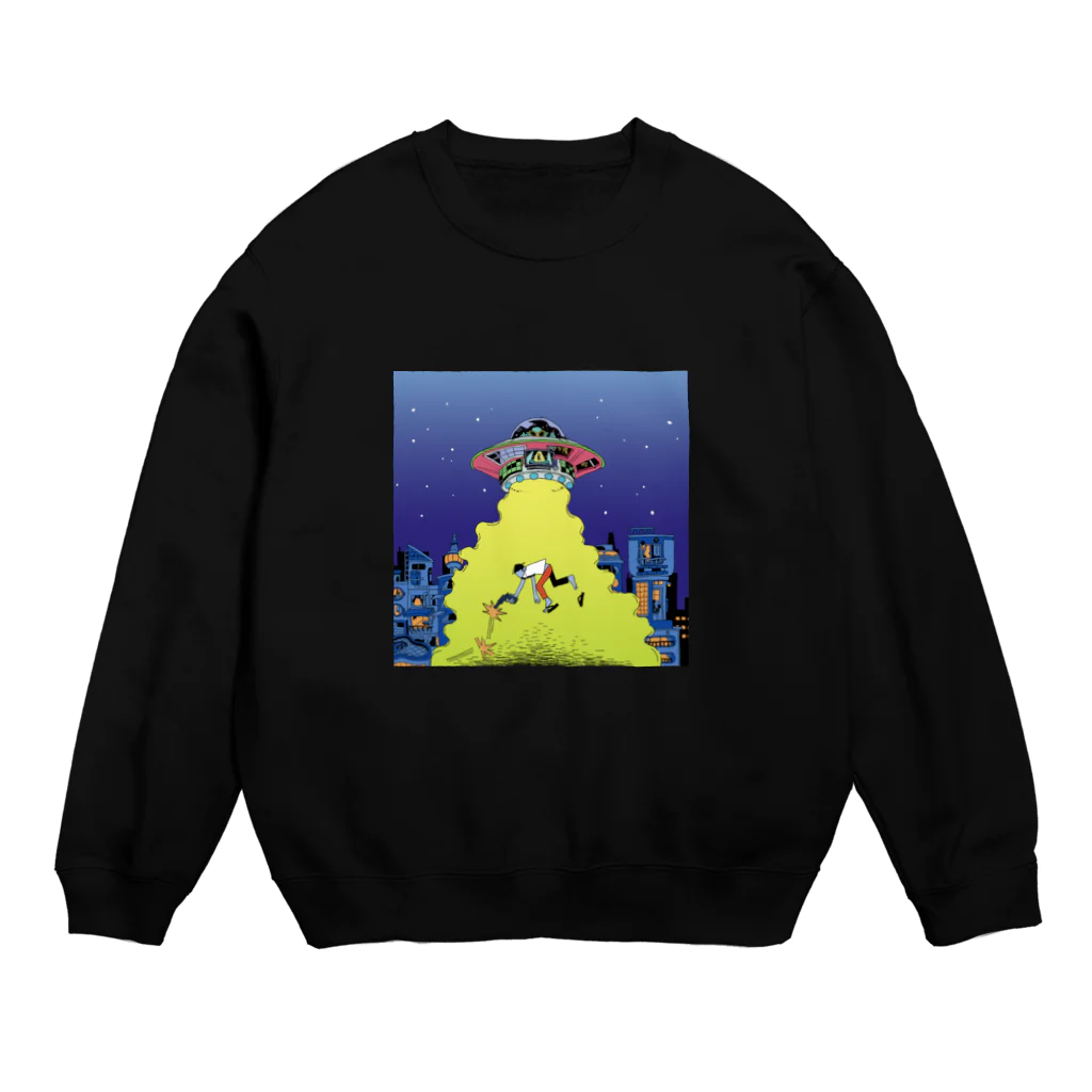 mireのGo to space city Crew Neck Sweatshirt