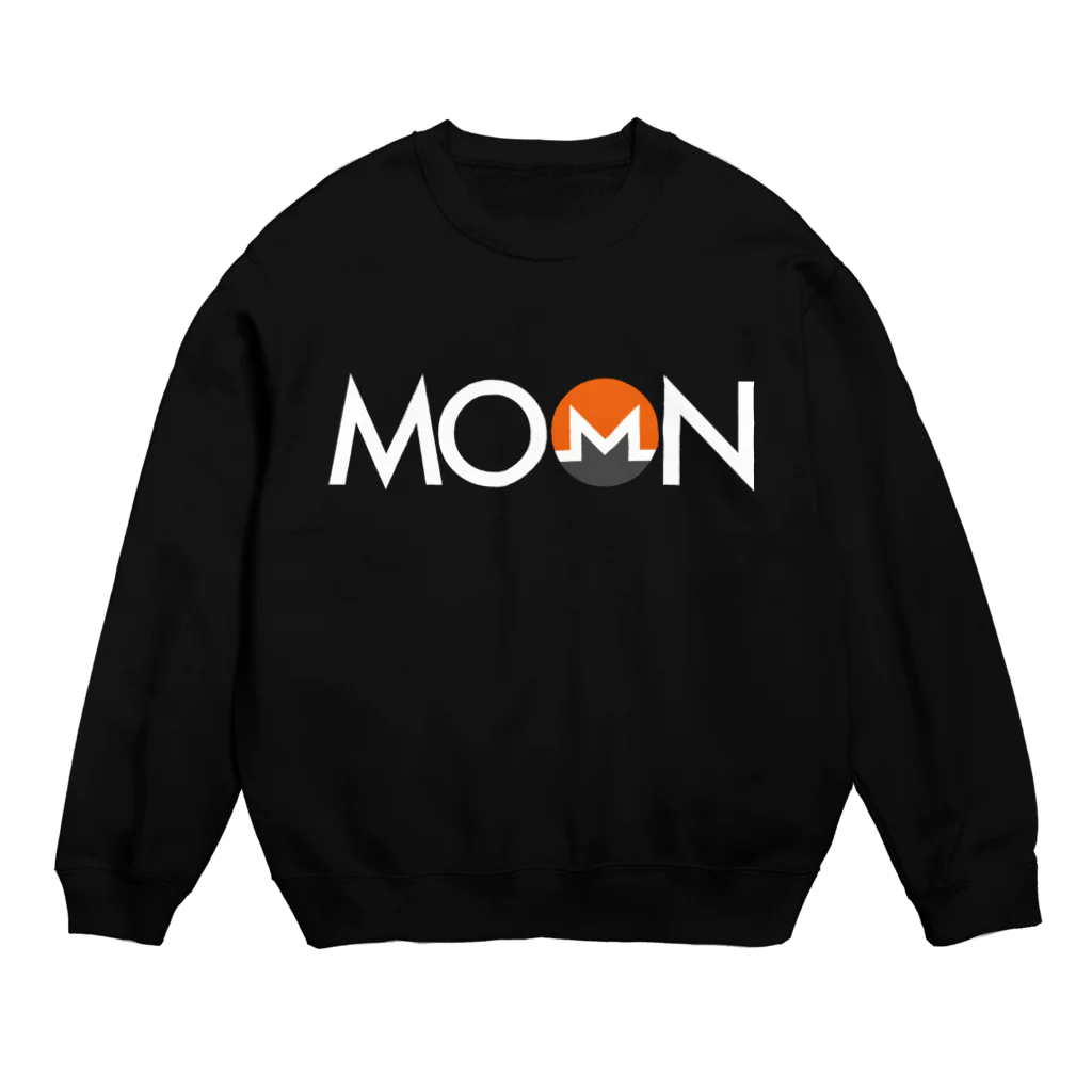 TROPiCALViBESのMOON XMR whitefont Crew Neck Sweatshirt