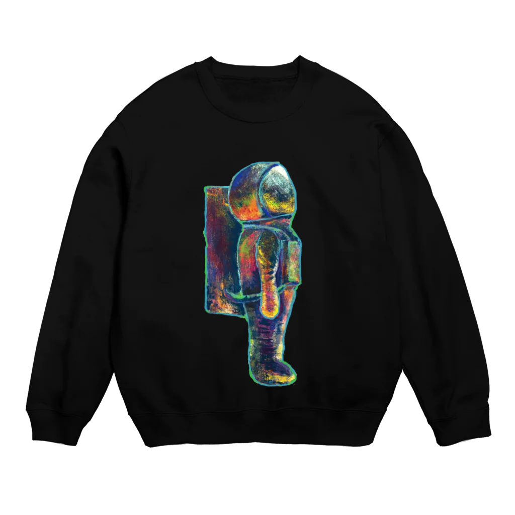 鼠の王国製作所の故郷を想う宇宙飛行士 Crew Neck Sweatshirt