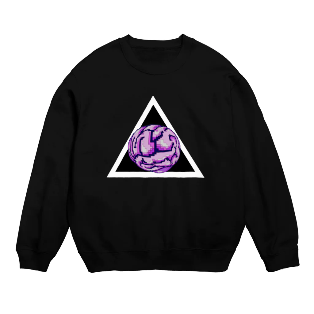 Garbageの脳未粗ボール Crew Neck Sweatshirt