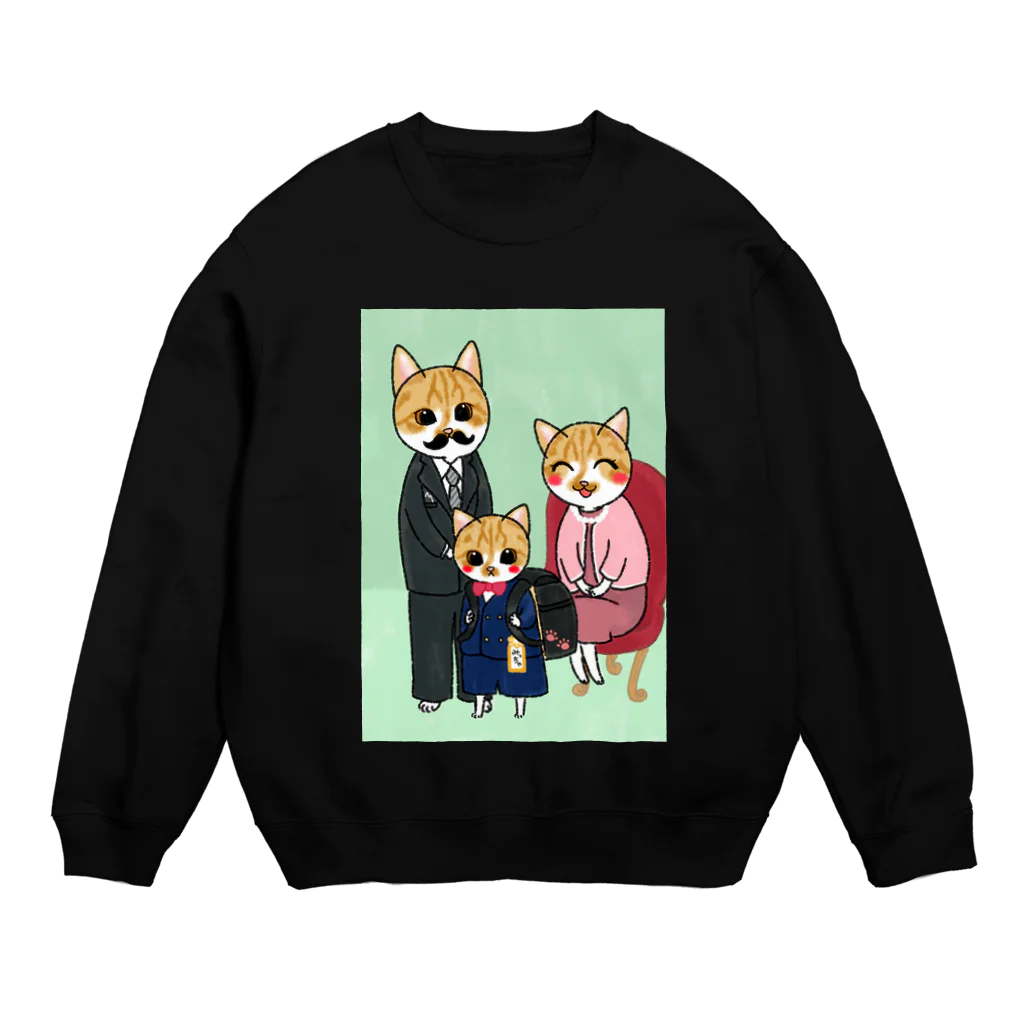 4696necoのみっちゃの入学祝い Crew Neck Sweatshirt