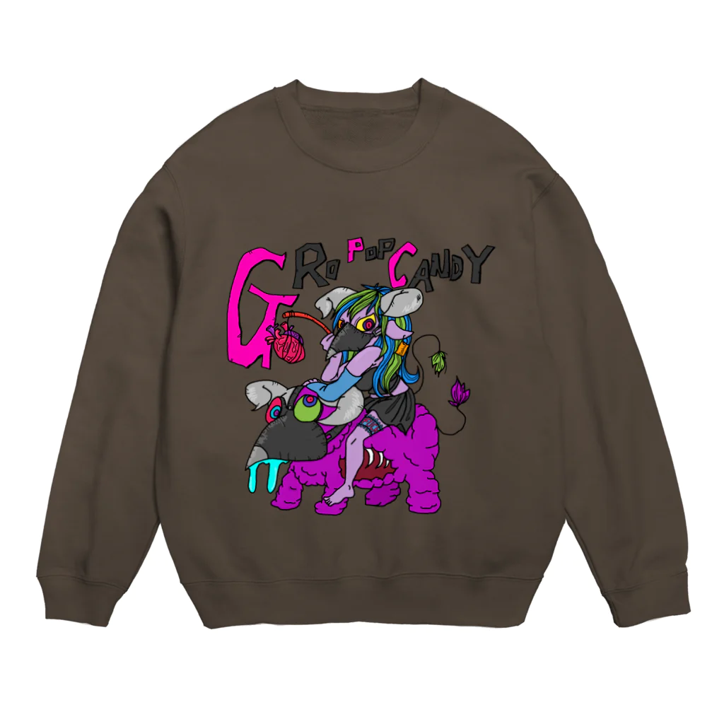 GroPopCandyの悪夢の住人 Crew Neck Sweatshirt