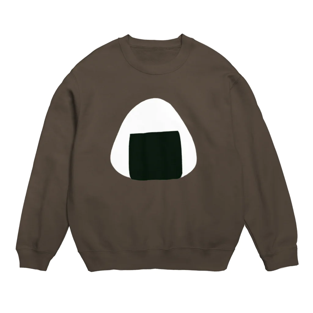 旻天堂(旧 ゆうれい星)のおにぎり Crew Neck Sweatshirt