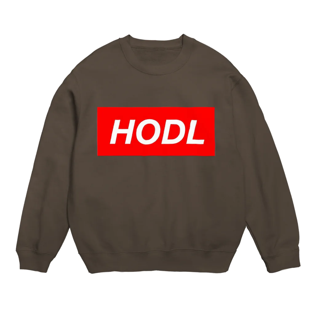 CryptoCurrencyCircleのHODLシリーズ(RED&WHITE) Crew Neck Sweatshirt