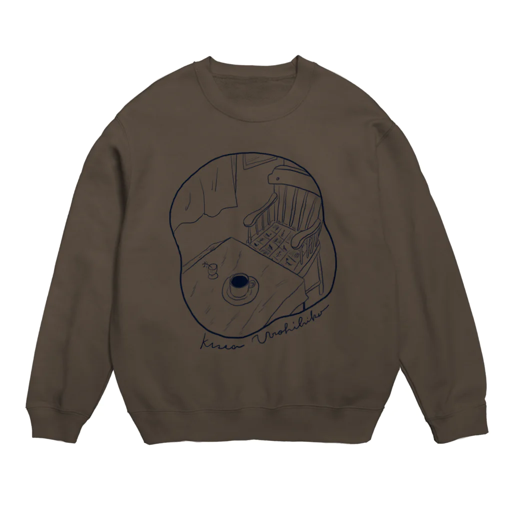 喫茶うろひびこ｜吉祥寺のうろひびこの窓辺_black Crew Neck Sweatshirt