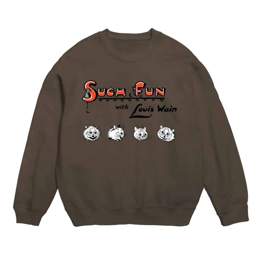 古書　天牛書店のルイス・ウェインの「Such Fun」 Crew Neck Sweatshirt