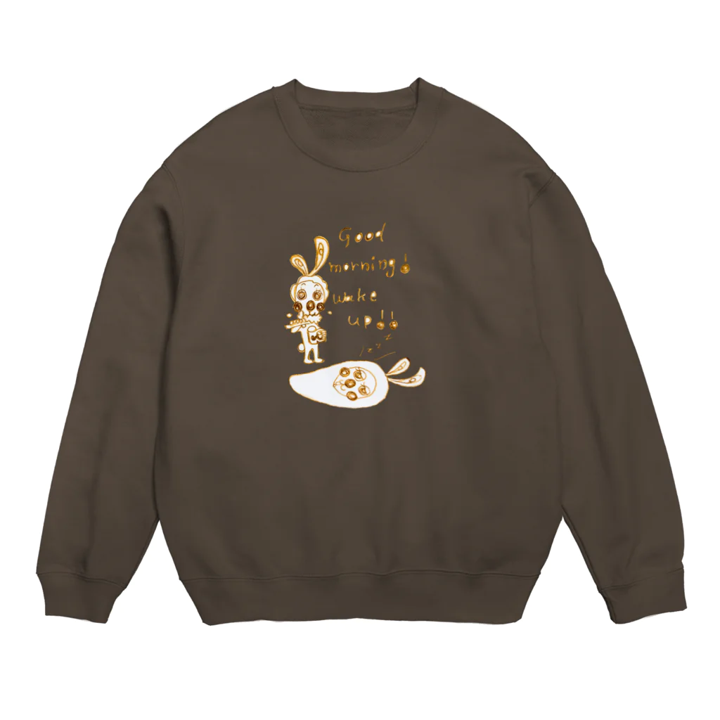 uminoneblueのGood morning! wake up!! Ver.2 Crew Neck Sweatshirt