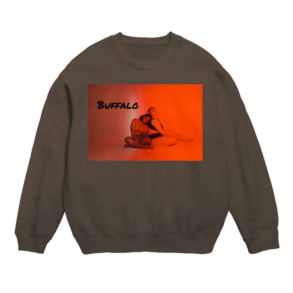 Ｔshirt_Buffaloの我慢しない生き方 Crew Neck Sweatshirt