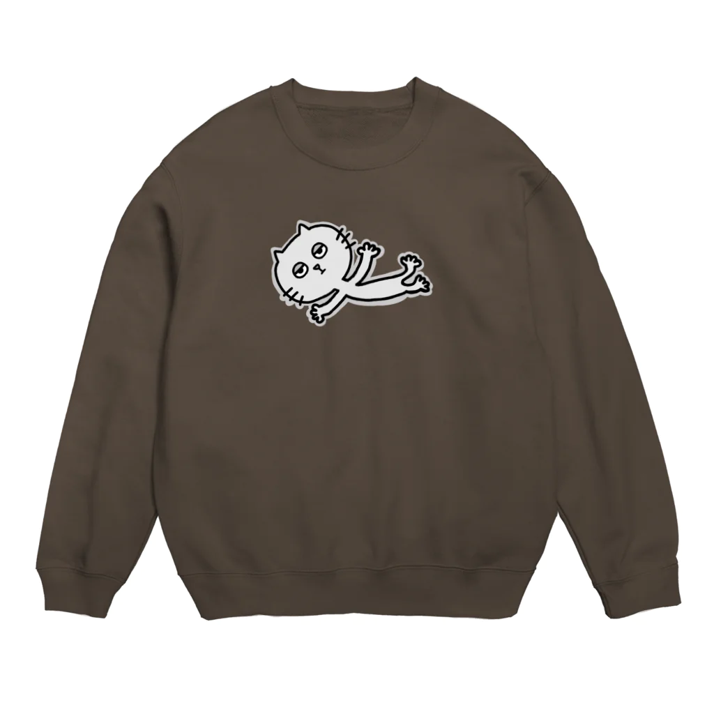 うりずのやるきのないネコ Crew Neck Sweatshirt