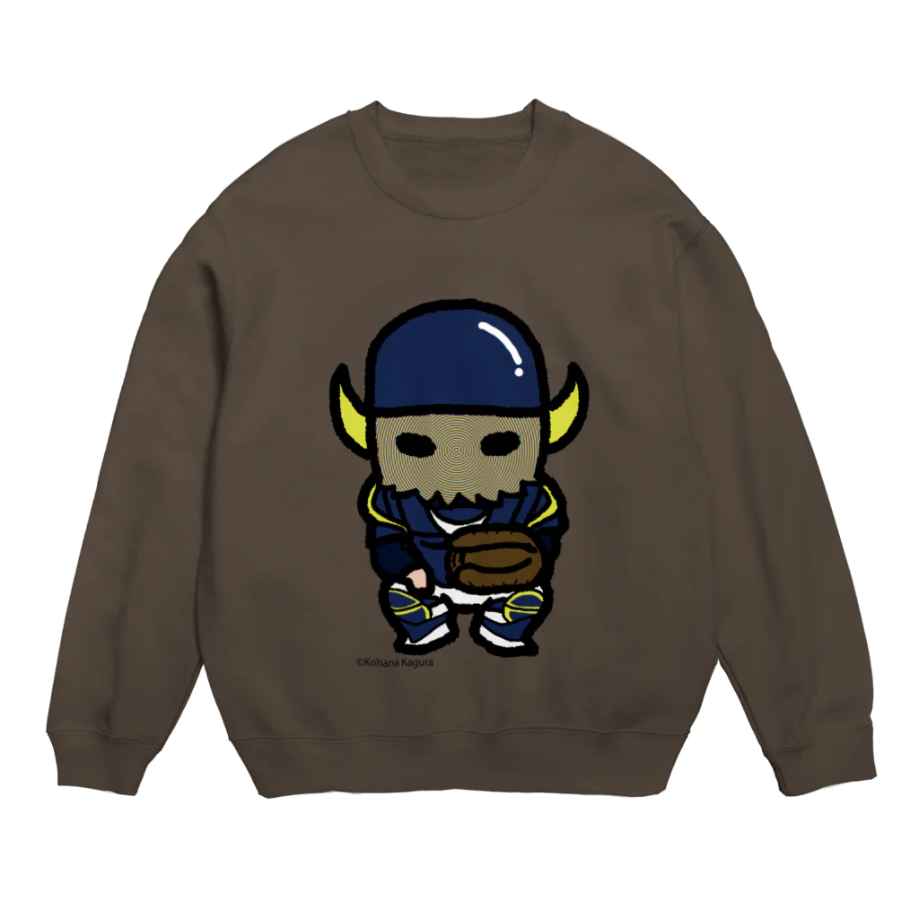 神楽こはな (KOHANA KAGURA)の野球 宇宙女房 神楽こはな Crew Neck Sweatshirt