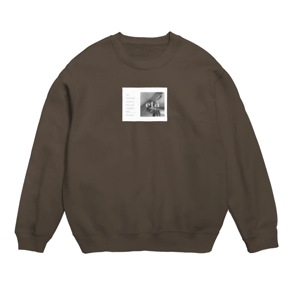 Rukaのetà original mono ver. Crew Neck Sweatshirt