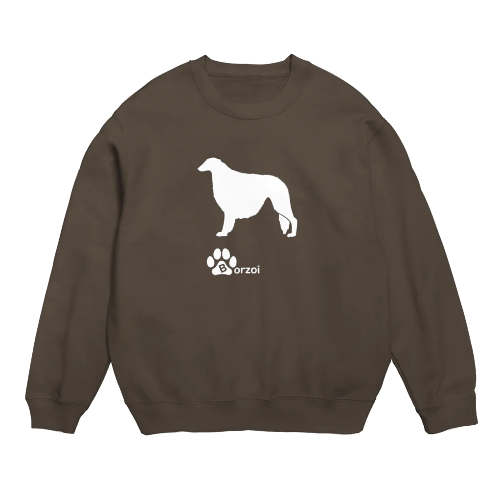 bow and arrow のボルゾイ Crew Neck Sweatshirt