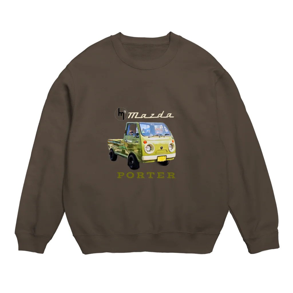 matatabi_koboのPORTER（グリーン） Crew Neck Sweatshirt